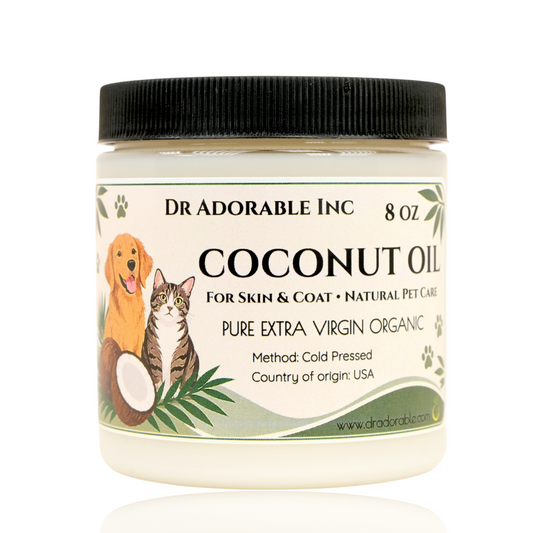 Coconut Oil for Dogs & Cats - Extra Virgin Organic