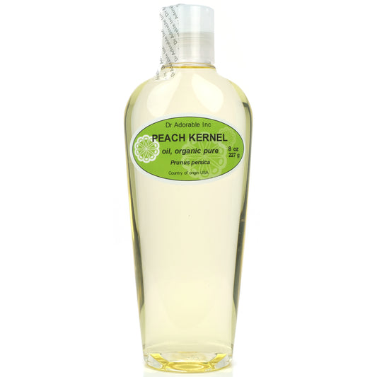 Peach Kernel Oil - 100 % Pure Natural Premium Organic Cold Pressed