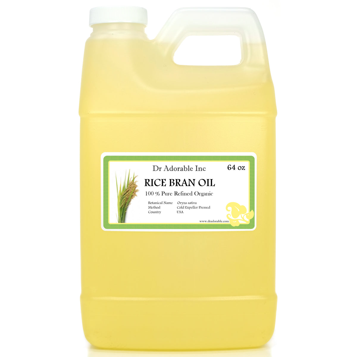 Presd Rice Rice Bran Oil - 100% Pure Natural Premium Organic Cold Pressed – Dr ...