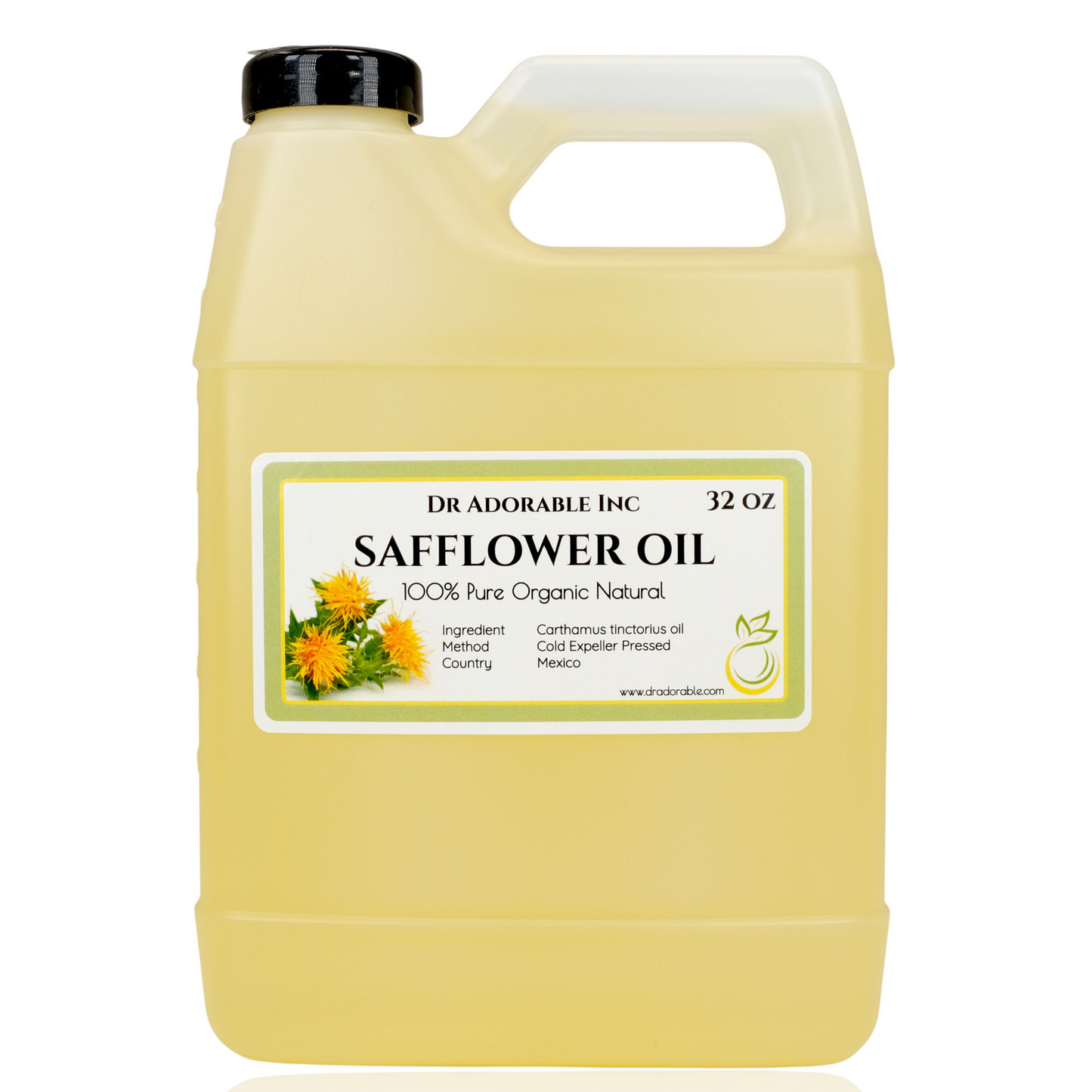 Safflower Oil - 100% Pure Natural High Oleic Organic Cold Pressed