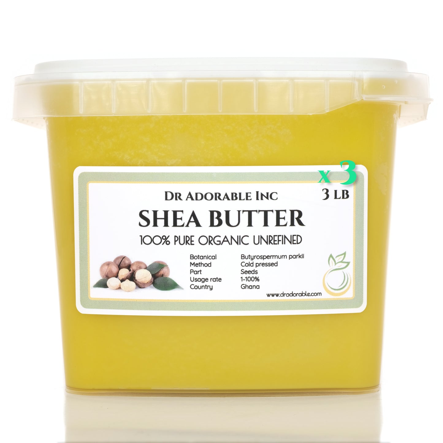 Shea Butter Unrefined - Pure Natural Premium Organic Cold Pressed