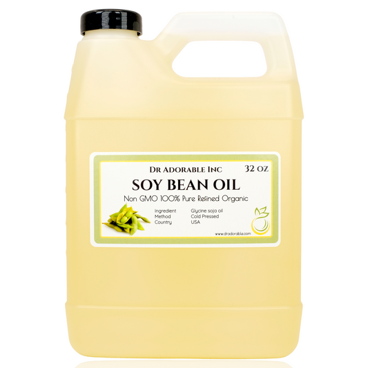 Soybean Oil - 100% Pure Natural Premium Organic Soy Cold Pressed