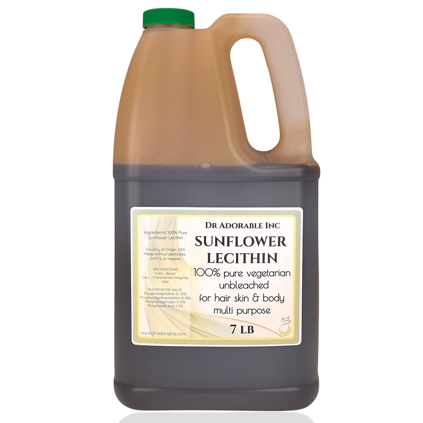Lecithin Sunflower - Unbleached Liquid Emulsifier Emollient