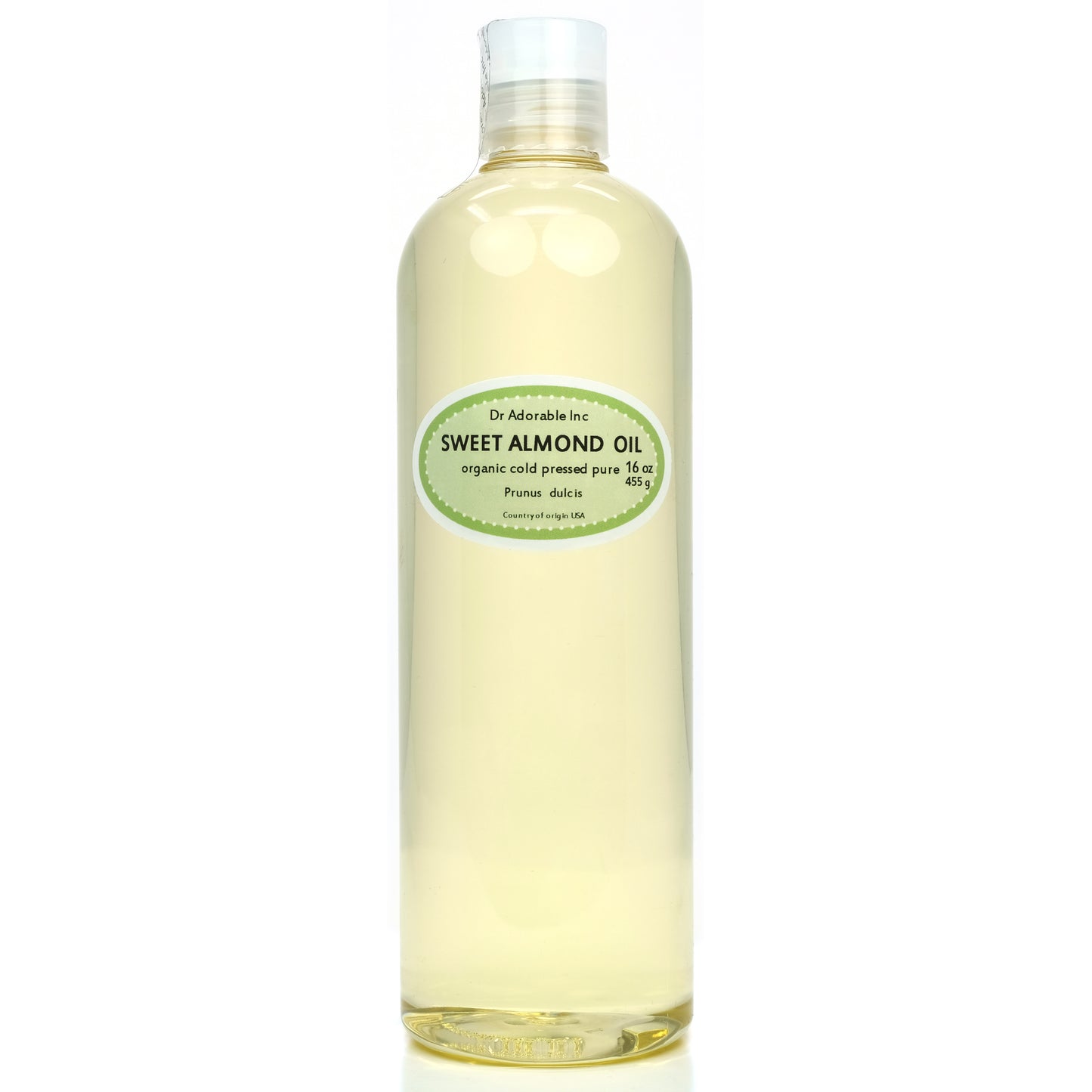 Sweet Almond Oil - 100% Pure Natural Organic Cold Pressed