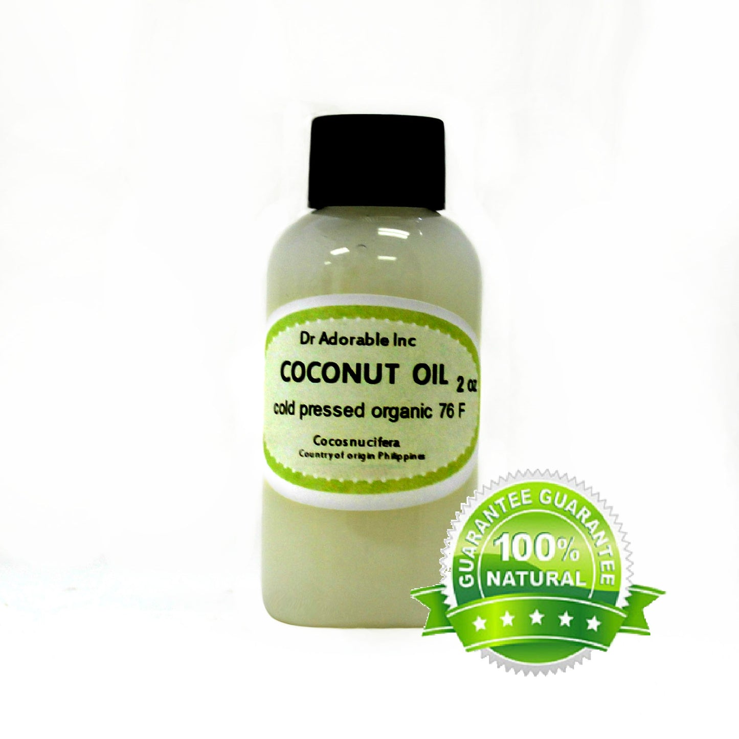 Coconut Oil 76 Degree - 100% Pure Natural Organic Cold Pressed