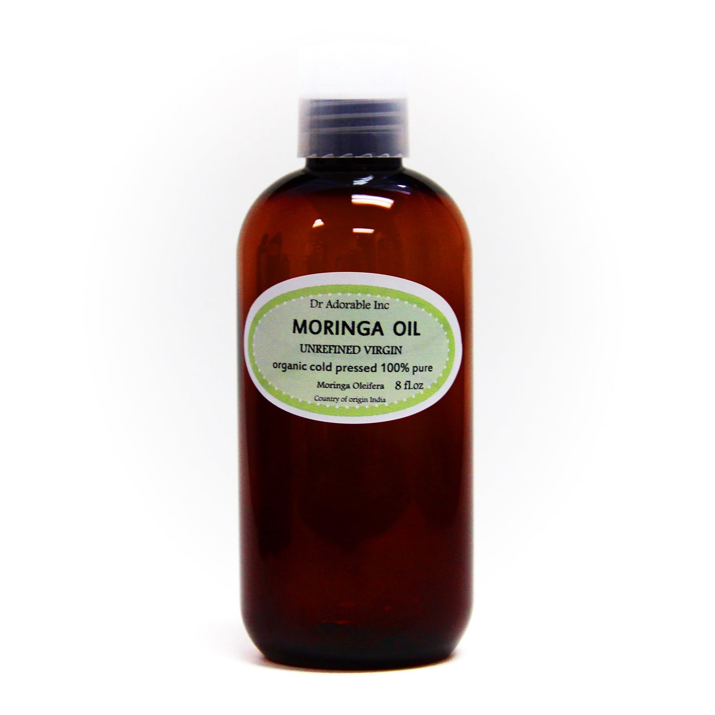 Moringa Oleifera Unrefined Oil - 100% Pure Organic Natural Cold Pressed